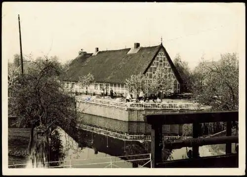 Ansichtskarte Borstel-Jork Gaststätte zur Erholung 1974