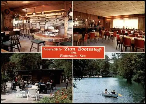 Ansichtskarte Barmstedt Gaststätte Zum Bootssteg - 4 Bild 1979