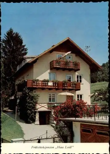 Ansichtskarte Mondsee Frühstückspension Haus Loidl Schießstattgasse 1975
