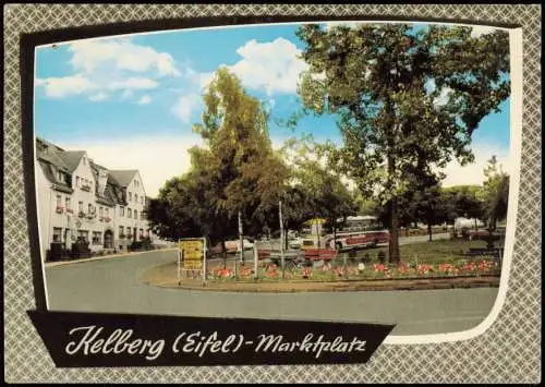 Ansichtskarte Kelberg Marktplatz Bus 1972