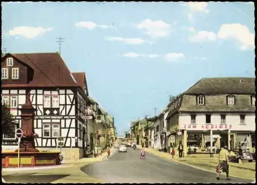 Ansichtskarte Usingen (Taunus) Obergasse Hotel und Gasthof 1976