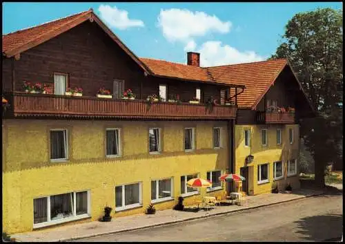 Ansichtskarte Kerschbaum Bayerischer Wald Pension Raith 1981
