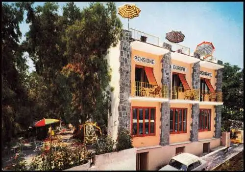 Cartolina Ischia HOTEL PENSIONE EUROPA 1978