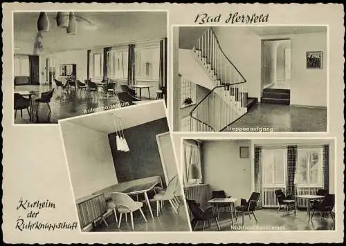 Ansichtskarte Bad Hersfeld Kurheim der Ruhrknappschaft 4 Bild 1959