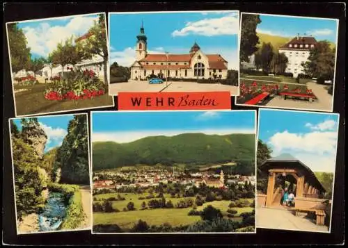 Ansichtskarte Wehr (Baden) Stadtteilansichten 1978