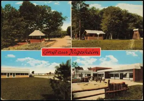 Ansichtskarte Jügesheim-Rodgau 4 Bild Park und Gebäude 1978