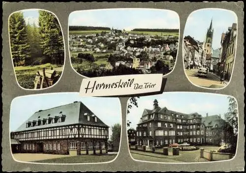 Ansichtskarte Hermeskeil Mehrbild Stadtansichten 1964