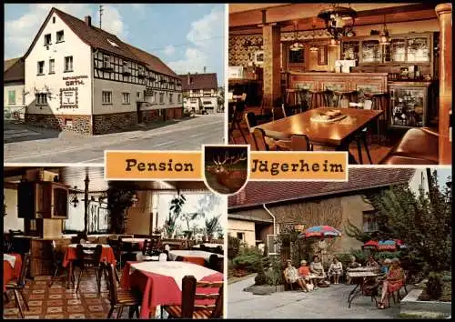 Frielendorf Mehrbild-AK Gast-und Pensionshaus Jägerheim Hans Orth & Sohn 1983