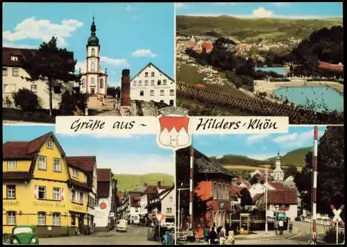 Ansichtskarte Hilders (Rhön) Mehrbildkarte Grüße aus HILDERS/Rhön 1970