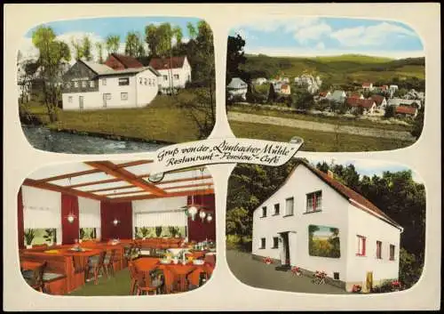Limbach Westerwald  Restaurant Café Zur Limbacher Mühle A. + O. Wengenmayr 1960