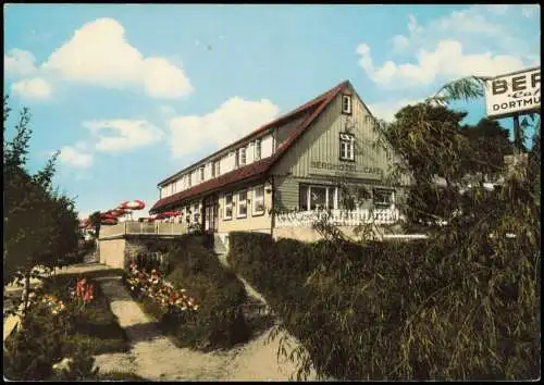Sankt Andreasberg-Braunlage Partie am Berghotel u. Café Hubertus 1972