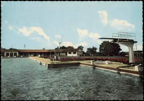 Ansichtskarte Vreden Freibad Schwimmbad 1968