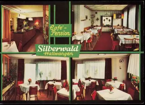 Hallwangen-Dornstetten Restaurant Cafe Pension Silberwald 4 Bild Innen  1978