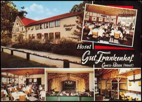 Ansichtskarte Groß Reken Hotel Gut Frankenhof 1971