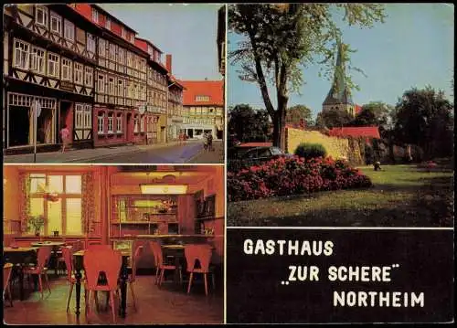 Ansichtskarte Northeim Gasthaus zur Schere 3 Bild 1974