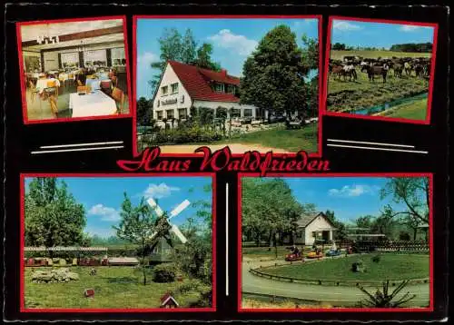 Ansichtskarte Dülmen Gasthaus Waldfrieden - Börnste 20 Mehrbild 1963