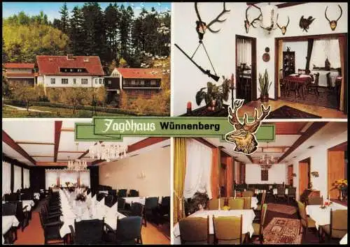Ansichtskarte Wünnenberg Hotel Pension Jagdhaus 4 Bild 1975