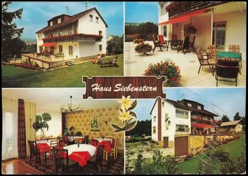 Ansichtskarte Fichtelberg (Oberfranken) Haus Siebenstern - Sonnleite 1972