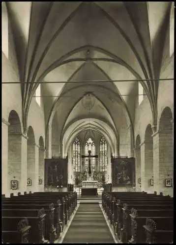 Cappenberg Selm KIRCHE  Prämonstratenserklosters Langhaus Pfeilerbasilika 1960