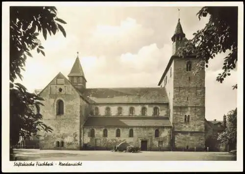 Fischbeck-Hessisch Oldendorf Stiftskirche Fischbeck - Nordansicht 1960