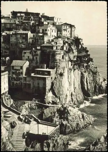 Cartolina .Italien Italia Cinque Terre, Manarola Italien 1960