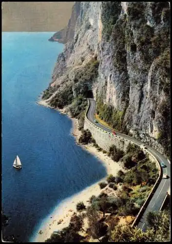 Cartolina Riva del Garda Lago di Garda - GARDESANA OCCIDENTALE 1963 Luftbild