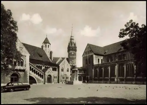 Ansichtskarte Braunschweig Partie am Burgplatz 1960