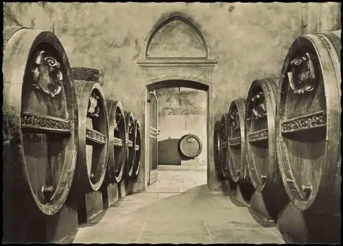 Bremen Ratskeller - Apostel-Keller mit Blick in den Rose-Keller 1960