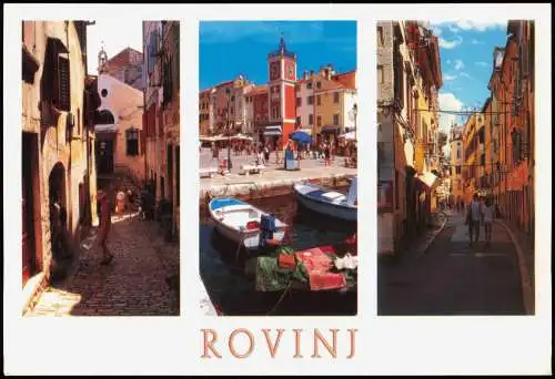 Postcard Rovinj Rovigno Mehrbildkarte mit div. Ortsansichten 2000