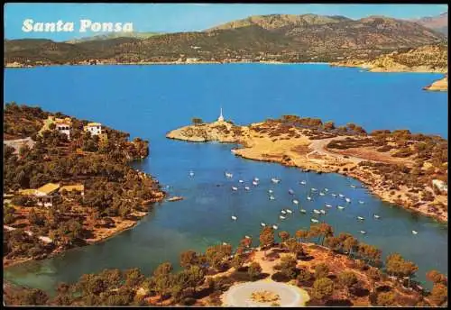 Santa Ponça Ortsansicht SANTA PONSA Vista de una de sus caletas 1988