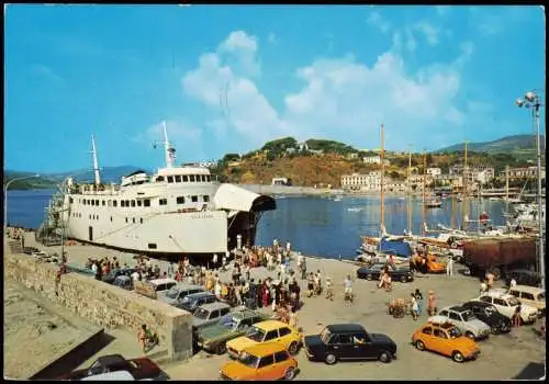 Cartolina Isola Insel ELBA Porto Azzurro 1980