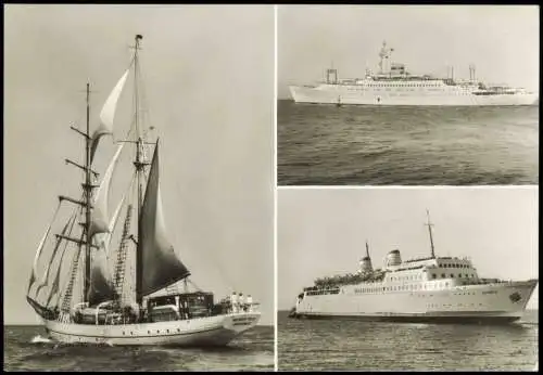 Segelschulschiff Wilhelm Pieck, MS Völkerfreundschaft, Fährschiff Saßnitz 1984