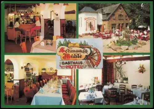 Ansichtskarte Burgen (Mosel) Gasthaus-Hotel Schmausemühle 4 Bild 1995