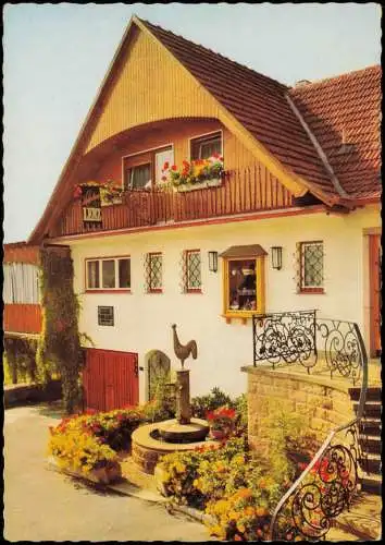 Ansichtskarte Erdhausen-Gladenbach Künstlerkaus LENZ Erdhausen 1968