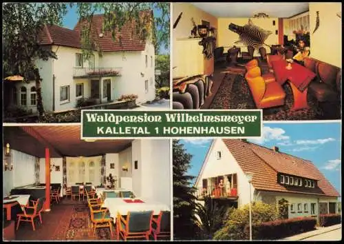 Ansichtskarte Kalletal Waldpension Wilhelmsmeyer Ortsteil Hohenhausen 1978