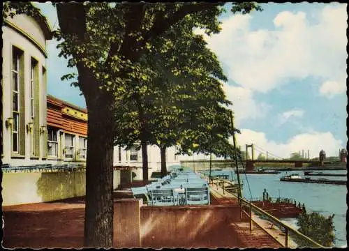 Ansichtskarte Homberg-Duisburg Restaurant Rheingarten 1964