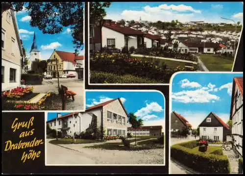 Ansichtskarte Drabenderhöhe-Wiehl Stadtansichten mit Neubaugebiet 1978