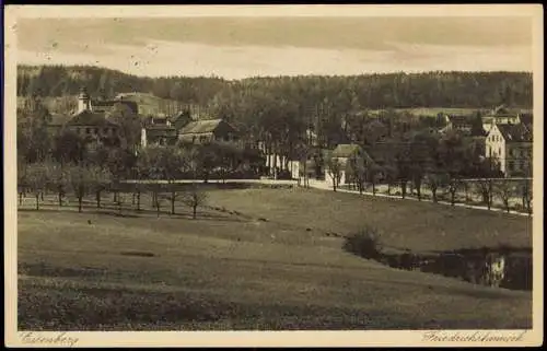 Ansichtskarte Friedrichstanneck-Eisenberg (Thüringen) Partie am Ortsteil 1929