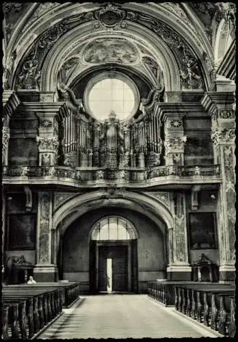 Cartolina Brixen Bressanone Orgel im Dom zu Brixen 1950