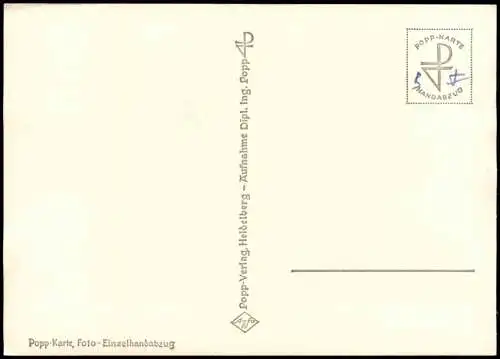 Postcard Breslau Wrocław Schloss (Castle Building) 1960