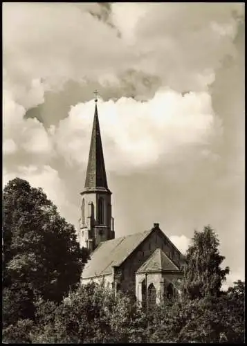 Ansichtskarte Oberneuland-Bremen Partie an der Kirche Oberneuland 1960