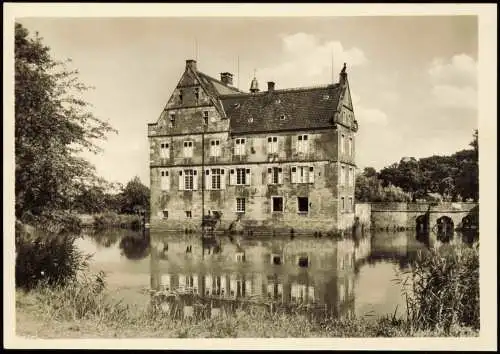 Ansichtskarte Münster (Westfalen) HAUS HÜLSHOFF BEI MÜNSTER (Westf.) 1960
