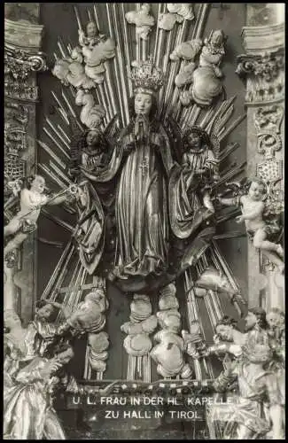 Hall in Tirol Solbad Hall Kirche U. L. FRAU IN DER HL. KAPELLE 1960