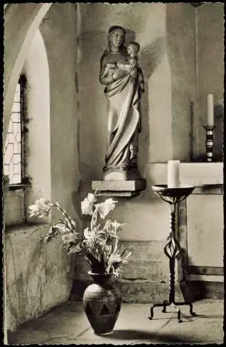 Ansichtskarte Limburg (Lahn) Dom, Krypta mit Madonna 1960