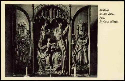 Limburg (Lahn) Limburger Dom St. Anna (Innenansicht Detail) 1950