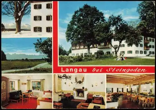 Ansichtskarte Langau Mehrbildkarte Bildungs- u. Erholungsstätte 1971