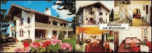 Ansichtskarte Klais-Krün Gästehaus zum Werdenfelser Klappkarte 1978