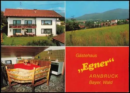 Ansichtskarte Arnbruck Gästehaus Egner Ahornweg 8 - 3 Bild 1978