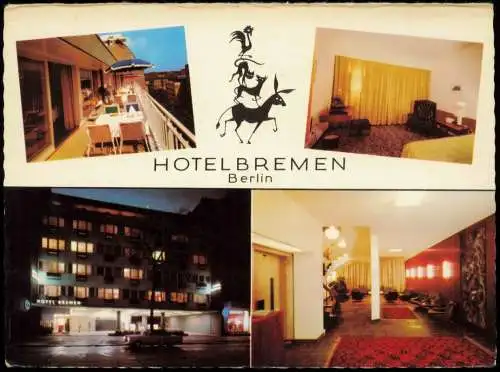 Charlottenburg-Berlin HOTEL BREMEN 4 Bild Bleibtreustraße 25 1969