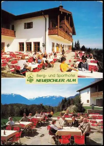 Ansichtskarte Piding Berg- und Sporthotel NEUBICHLER ALM b Reichenhall 1983